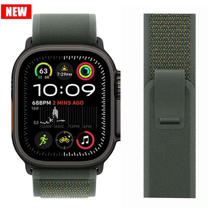 Trail Loop Strap for Apple Watch Ultra 2 and Series 10–6, Sizes 49–38mm