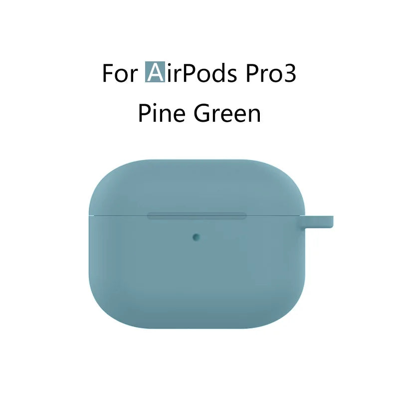 Soft Silicone AirPods Pro 3 Case – Keychain & Cleaning Kit Included