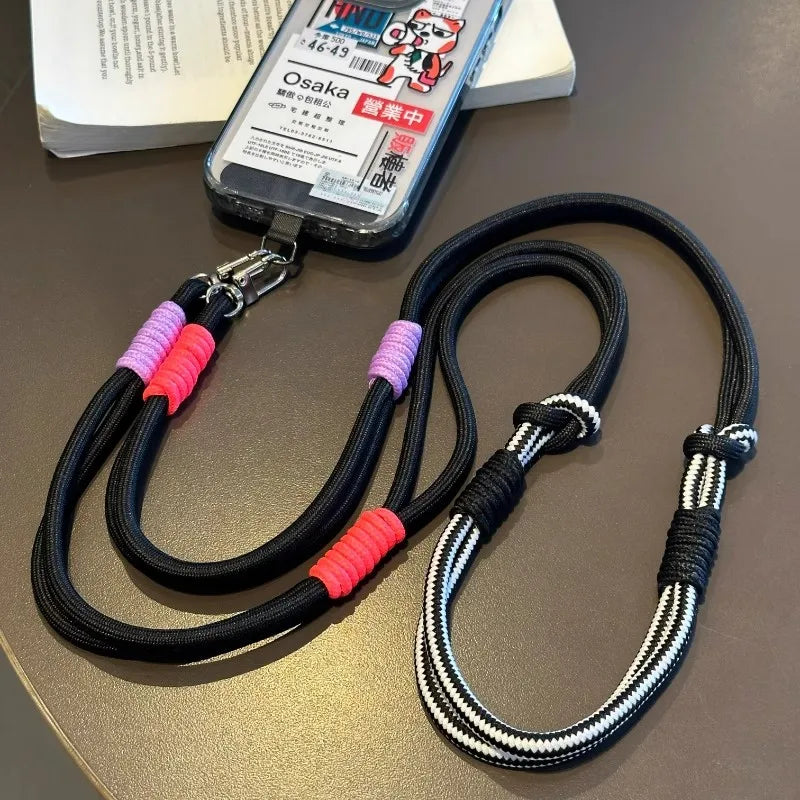 Fashion Knotted Phone Lanyard | Long Crossbody Universal Strap for Cases & Bags