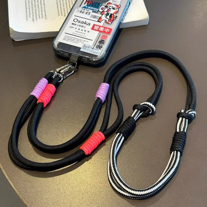 Fashion Knotted Phone Lanyard | Long Crossbody Universal Strap for Cases & Bags