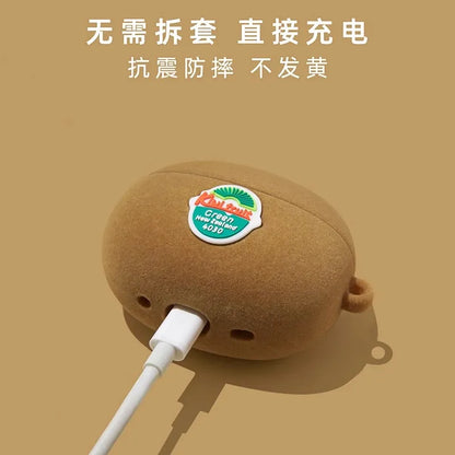 Kiwi Fruit Silicone Case for AirPods 1/2/3/4 Pro & Pro 2 Earphone Accessories