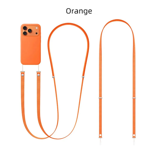 Magnetic Crossbody Lanyard Case for iPhone 17 Pro Max Adjustable Neck Strap