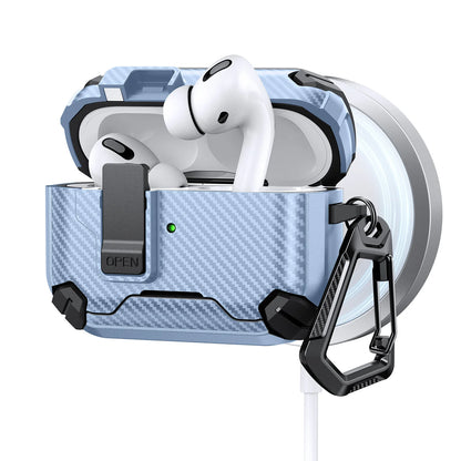 Shockproof Case with Phone Holder for AirPods Pro 3 | Lock & Keychain Cover
