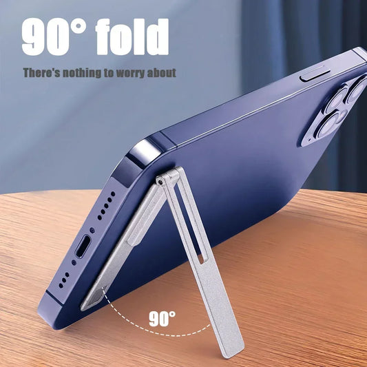 Ultra Thin Magnetic Foldable Phone Kickstand – Metal Alloy Holder Support