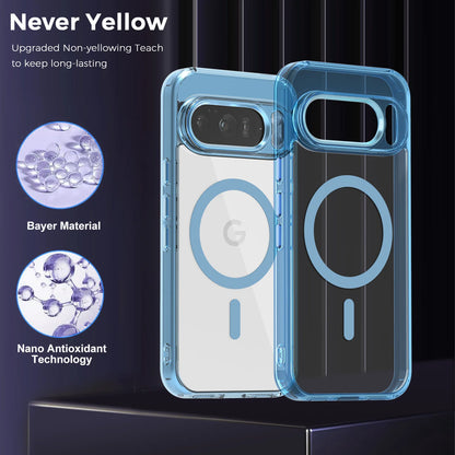 Luxury Transparent MagSafe Case for Google Pixel 10 Pro XL/9A – Solid Bumper