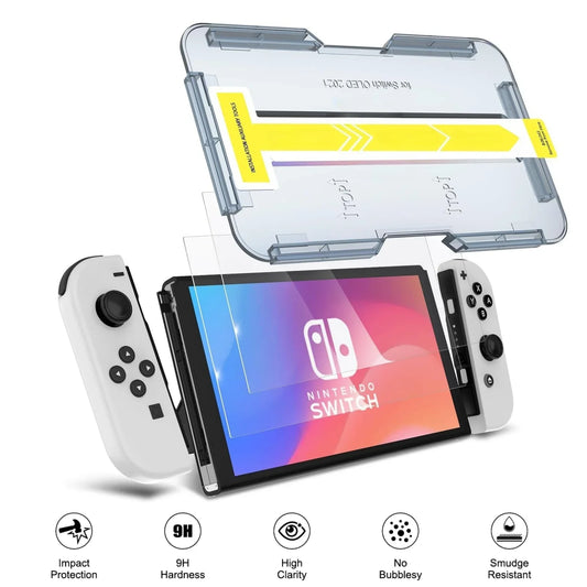 Tempered Glass Screen Protector for Switch 2 OLED, PS5 & Steam Deck 2