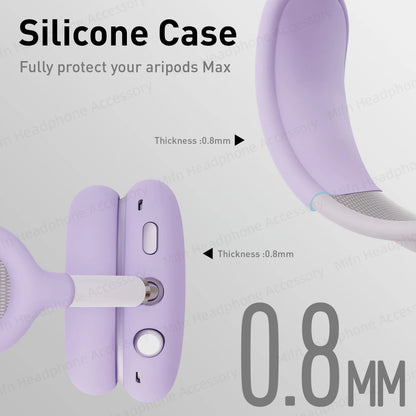 2024 Clear Soft TPU Case for AirPods Max – Ear Cups & Headband Cover