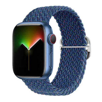 Elastic Braided Strap for Apple Watch Ultra 49mm and Series 9–SE, 45–38mm
