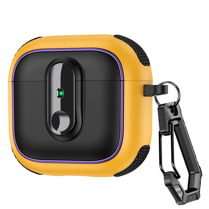 Armor Locking Earphone Case for AirPods 2/3/Pro/4 with Purple Stripes