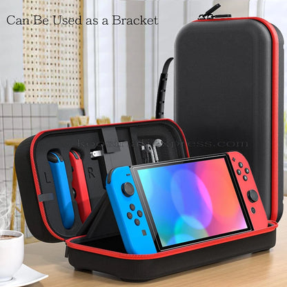 Large Travel Carrying Bag for Nintendo Switch OLED Anti-Scratch Storage Case
