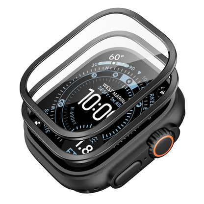 2PCS Metal Tempered Glass Screen Protector for Apple Watch Ultra 3/2 49mm