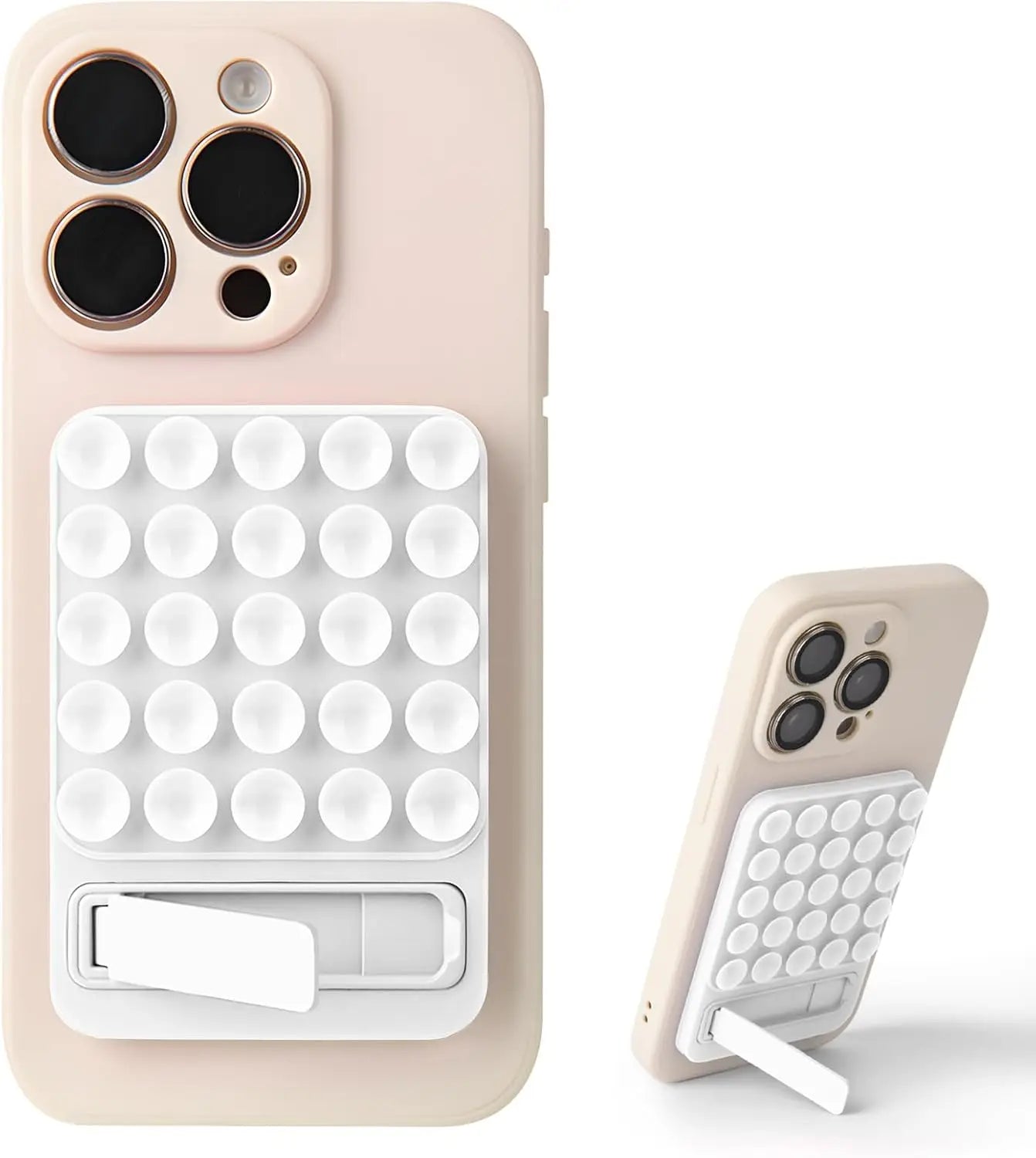 Foldable Silicone Suction Phone Holder for Mirror & Shower