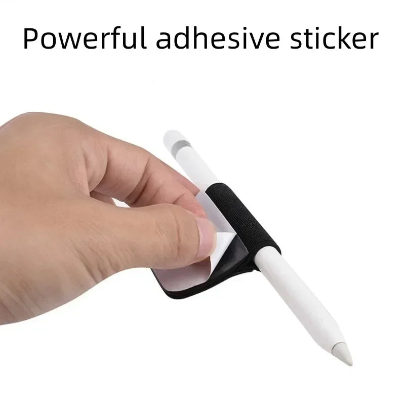 Pencil Holder Sticker Case for Apple Stylus Pen Protective PU Sleeve