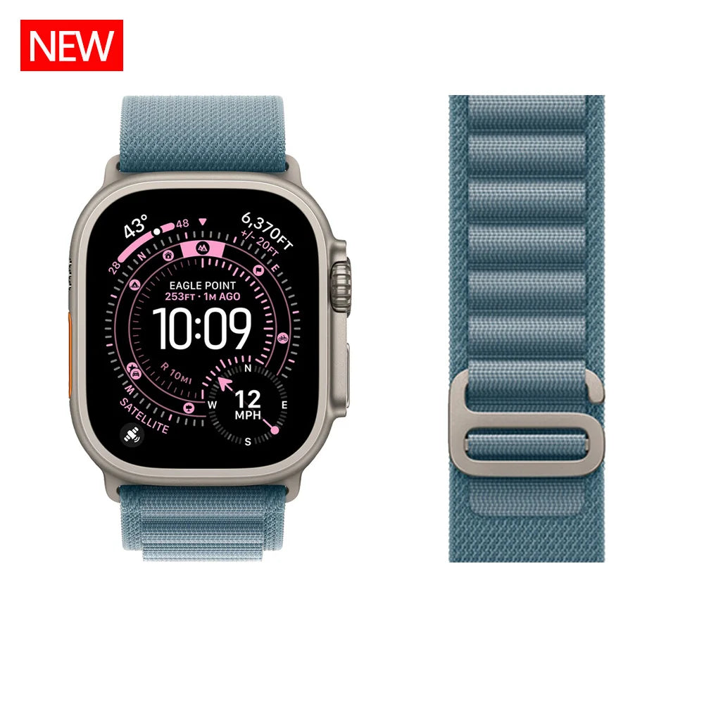 Alpine Loop Nylon Strap for Apple Watch Ultra 3 & Series 11–7