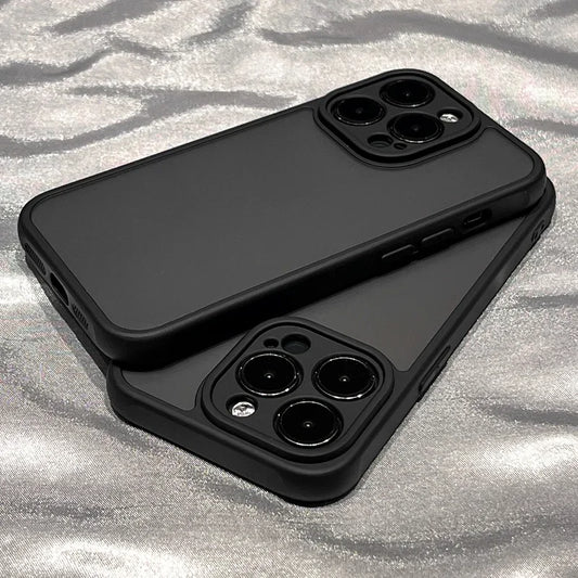 Matte Transparent Case for iPhone 16 15 14 13 12 11 Pro Max Plus