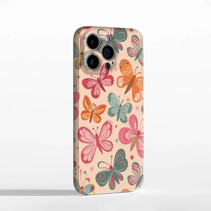 Butterfly Delight Case for iPhone 17 16 15 14 13 12 Pro Max Plus Double-Layer
