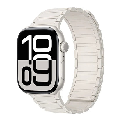 Magnetic Silicone Band for Apple Watch Ultra 3 2 Series 11 10 9 8 7 6 SE
