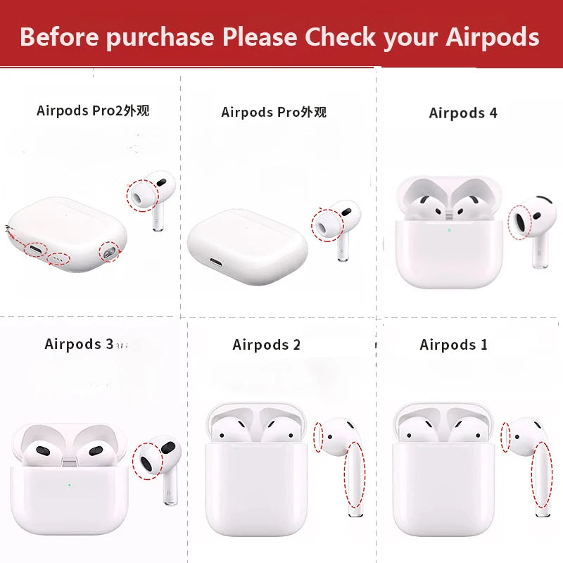 Magnetic Suction Protective Case for AirPods Pro 2 3 1 2 Wireless Charging