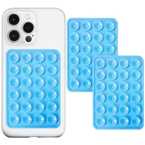 Eayburst Silicone Suction Phone Case Mount – 2-Pack Non-Slip Sticky Grip Holder