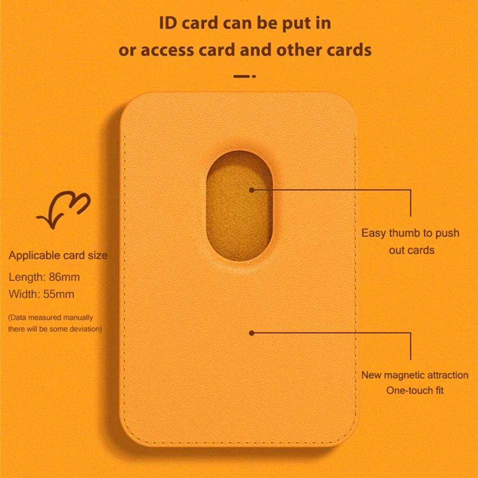 MagSafe Leather Wallet Case for iPhone 17 16 15 14 13 12 Pro Max Plus w/ Box