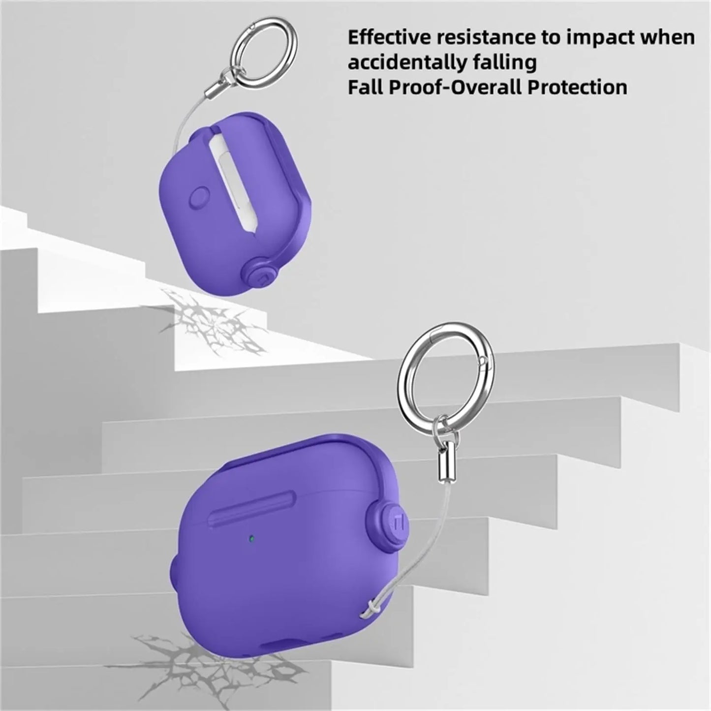 AirPods Pro 3 Case – Cute Music Design with Keychain & Cleaning Kit Included