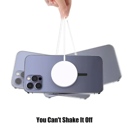 5-in-1 Sticker Ring for MagSafe Wireless Charging, Metal Plate for iPhone 12–14 Pro Max