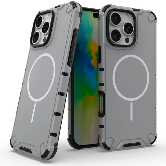 Luxury MagSafe Military-Grade Phone Case for iPhone 16 15 14 Pro Max