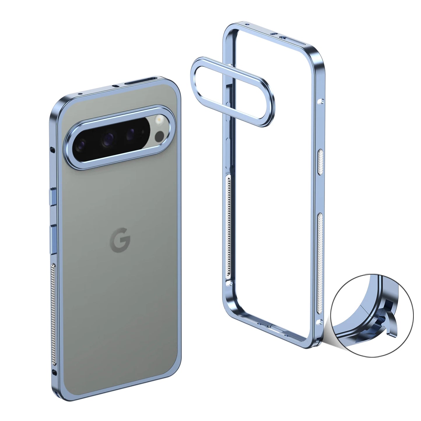 Aviation Aluminum Frame Case for Google Pixel 10 9 8 7 Pro XL Shockproof