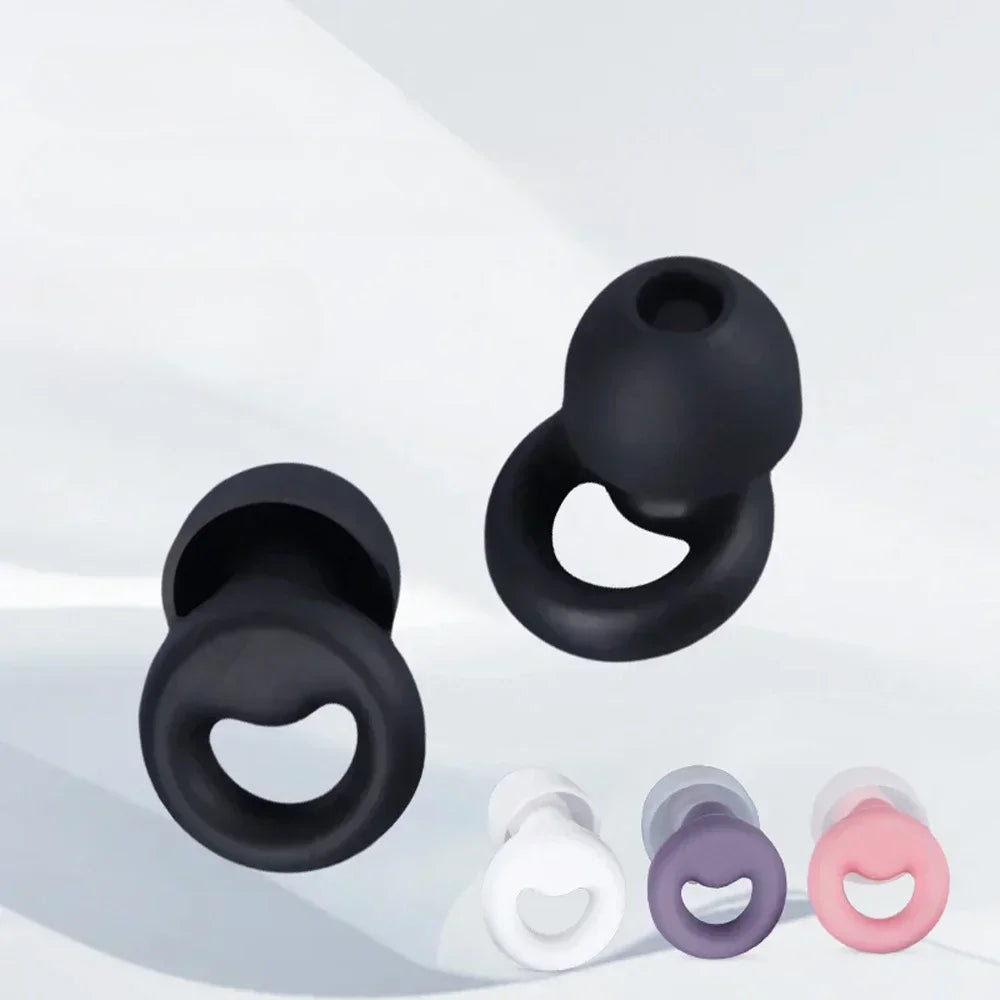 Anti-Noise Silicone Earplugs | Sleep, Swimming & Soundproof Protection