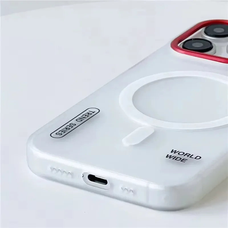 For Magsafe Wireless Charge Cases For iPhone 16 15 Pro Max 14