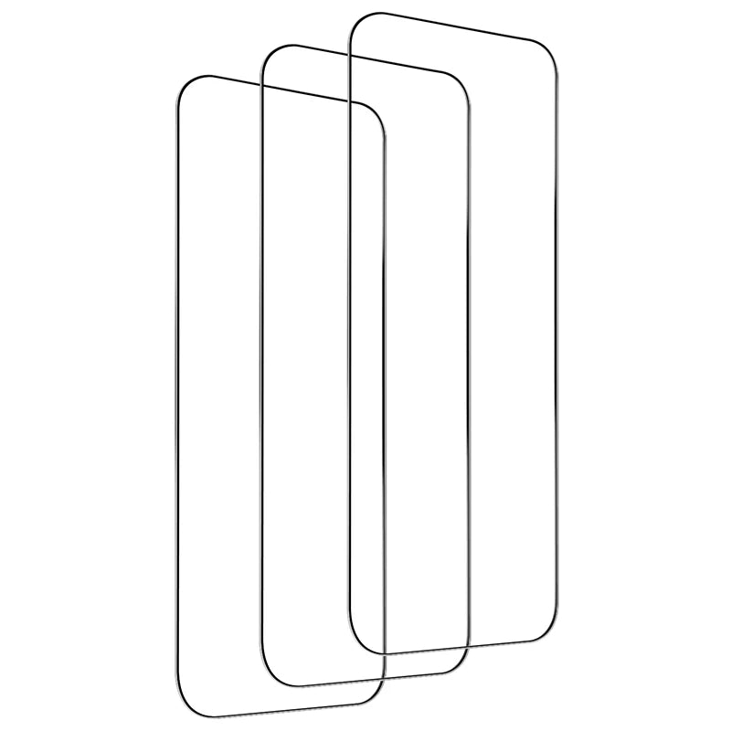 Screen & Camera Lens Protectors for iPhone 15–X | Tempered Glass Set