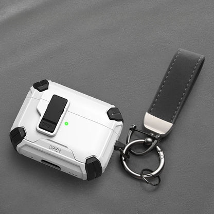Security Lock Shockproof Cover for AirPods Pro 2 & 3, 2nd Gen 2023 Protective Case