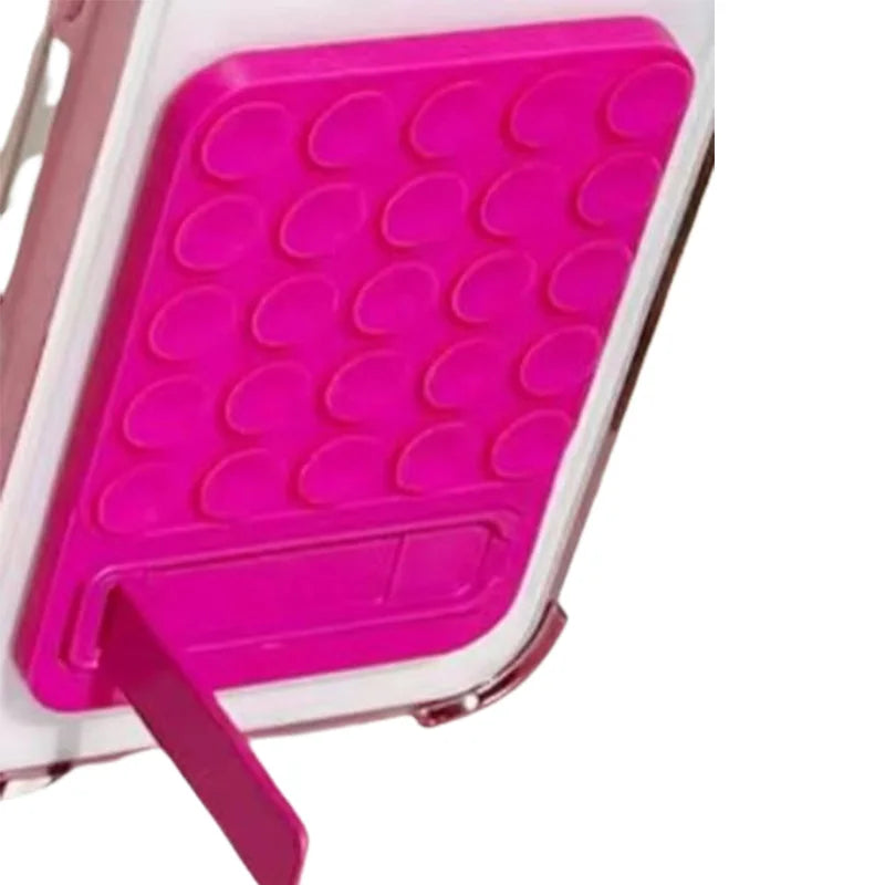 Silicone Suction Mirror/Shower Phone Holder Foldable Mount for Selfies & Videos