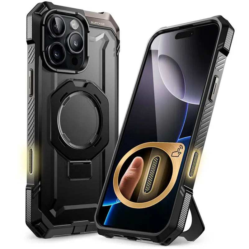 SUPCASE UB Grip Rugged Magnetic Stand Case w/ Camera Button for iPhone 16 Pro Max