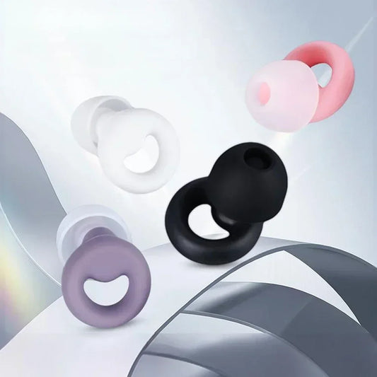 Anti-Noise Silicone Earplugs | Sleep, Swimming & Soundproof Protection