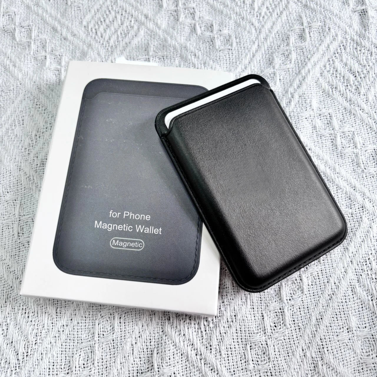 MagSafe Leather Wallet Case for iPhone 17 16 15 14 13 12 Pro Max Plus w/ Box