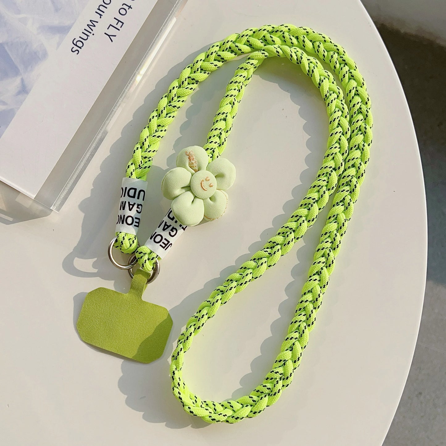 Outdoor Mountaineering Woven Phone Lanyard Women’s Belt Anti-Loss Neck Strap