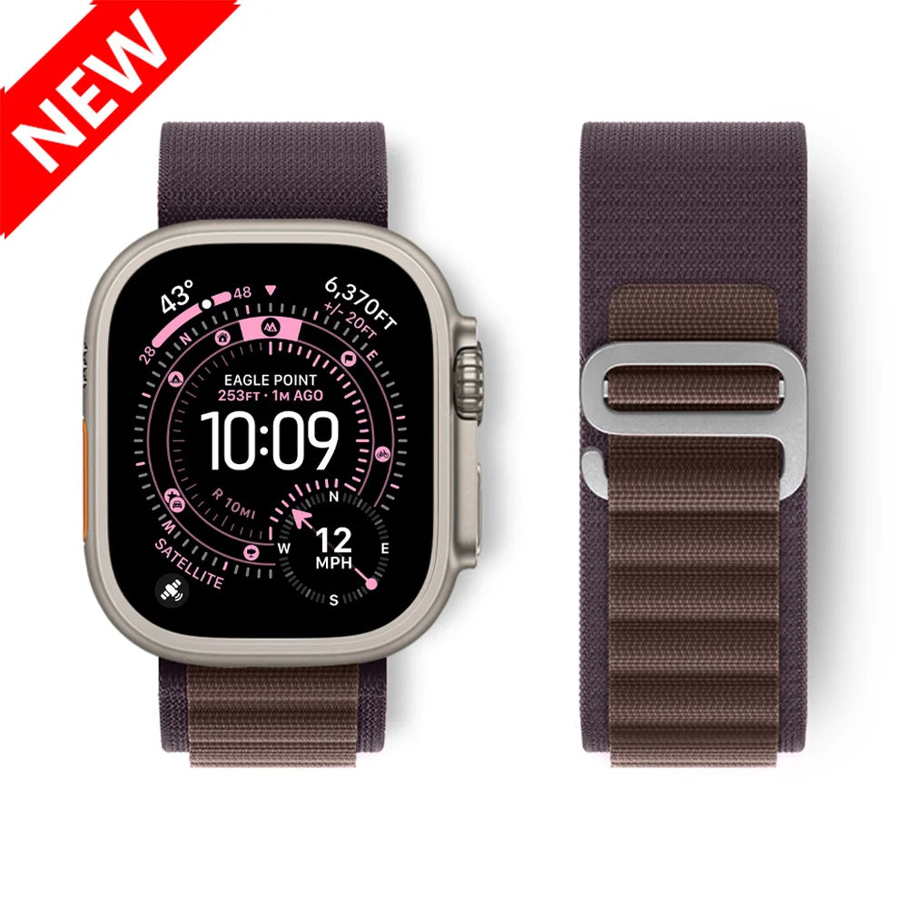 Alpine Loop Nylon Strap for Apple Watch Ultra 3 & Series 11–7