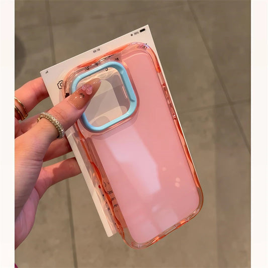 Luxury Jelly Candy Shockproof Case for iPhone 16–14 Plus Pro Max