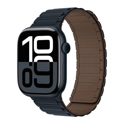 Magnetic Silicone Band for Apple Watch Ultra 3 2 Series 11 10 9 8 7 6 SE