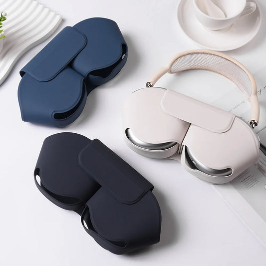 Leather Protective Case for AirPods Max – Soft Headphone Cover Bag