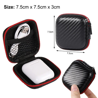 Mini Hard Shell Storage Case for Earphones, Chargers & USB Drives