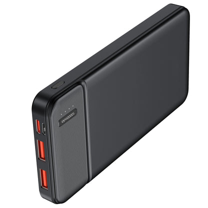 10000mAh Portable Power Bank PD 22.5W Slim Battery Pack with 3 Outputs & 2 Inputs