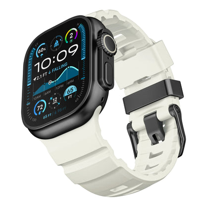 Fluorescent Silicone Bracelet for Apple Watch Series 4–10 & Ultra 2