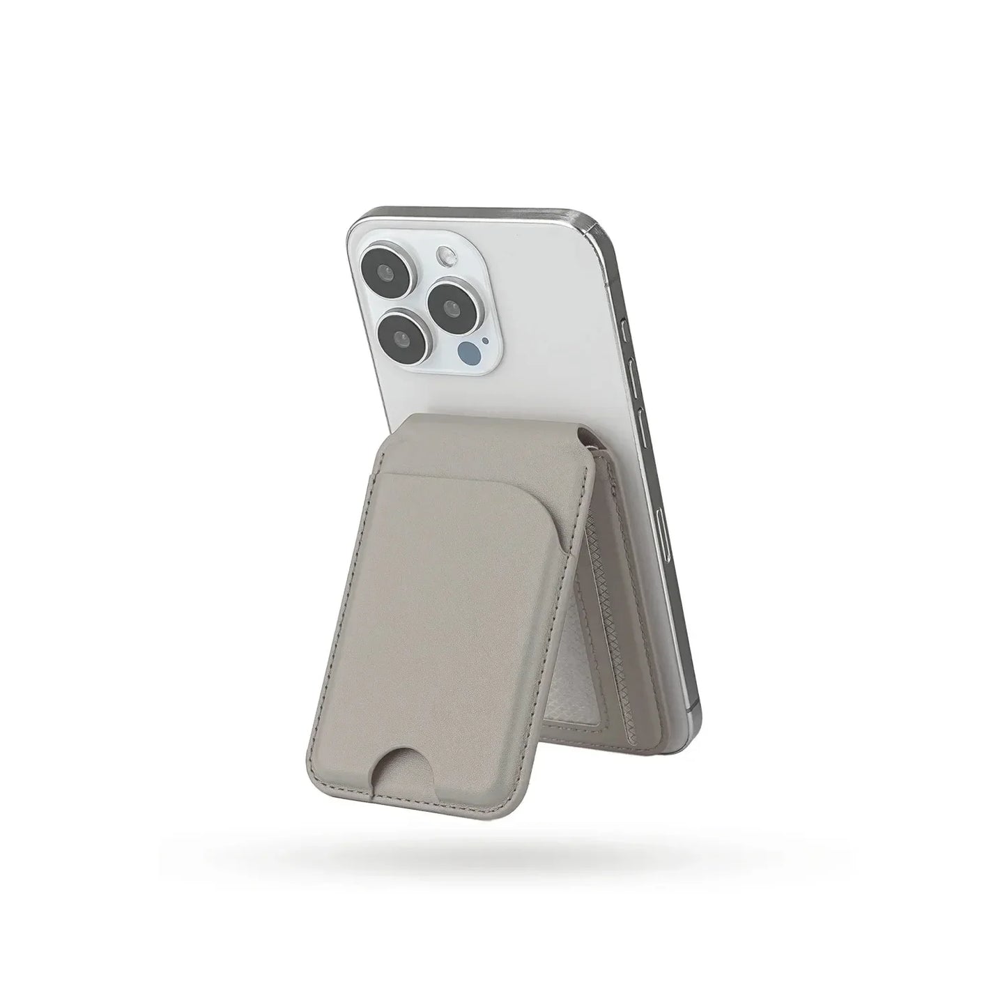 2-in-1 MagSafe Wallet Case for iPhone 16 15 14 13 12 Pro Max with Stand & ID Window