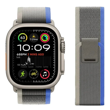Trail Loop Strap for Apple Watch Ultra 2 and Series 10–6, Sizes 49–38mm