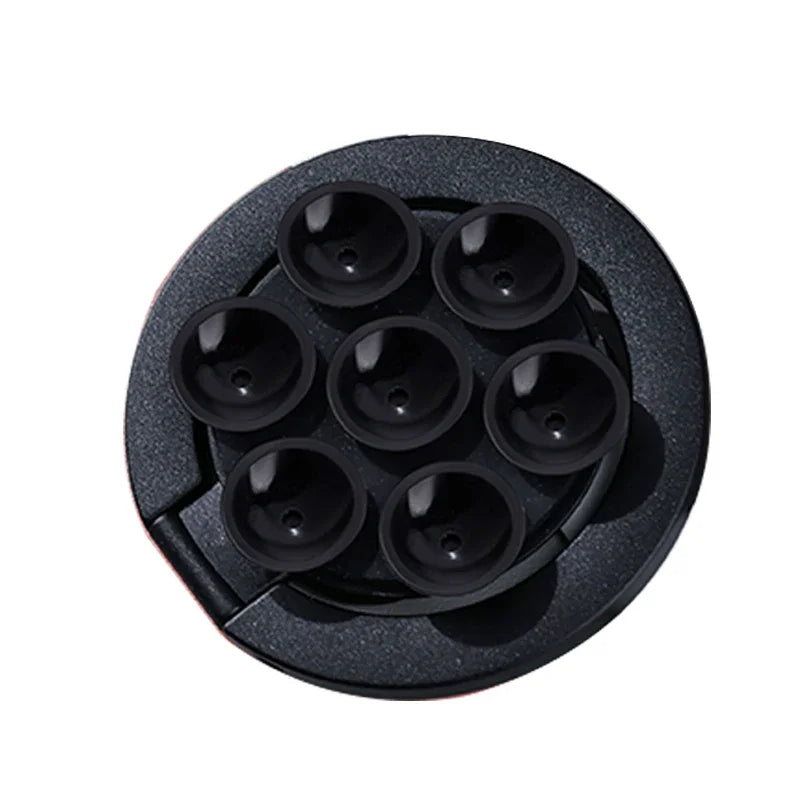 MagSafe Suction Cup Magnet Holder with Rotating Ring Stand for iPhone 12–15