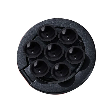 MagSafe Suction Cup Magnet Holder with Rotating Ring Stand for iPhone 12–15