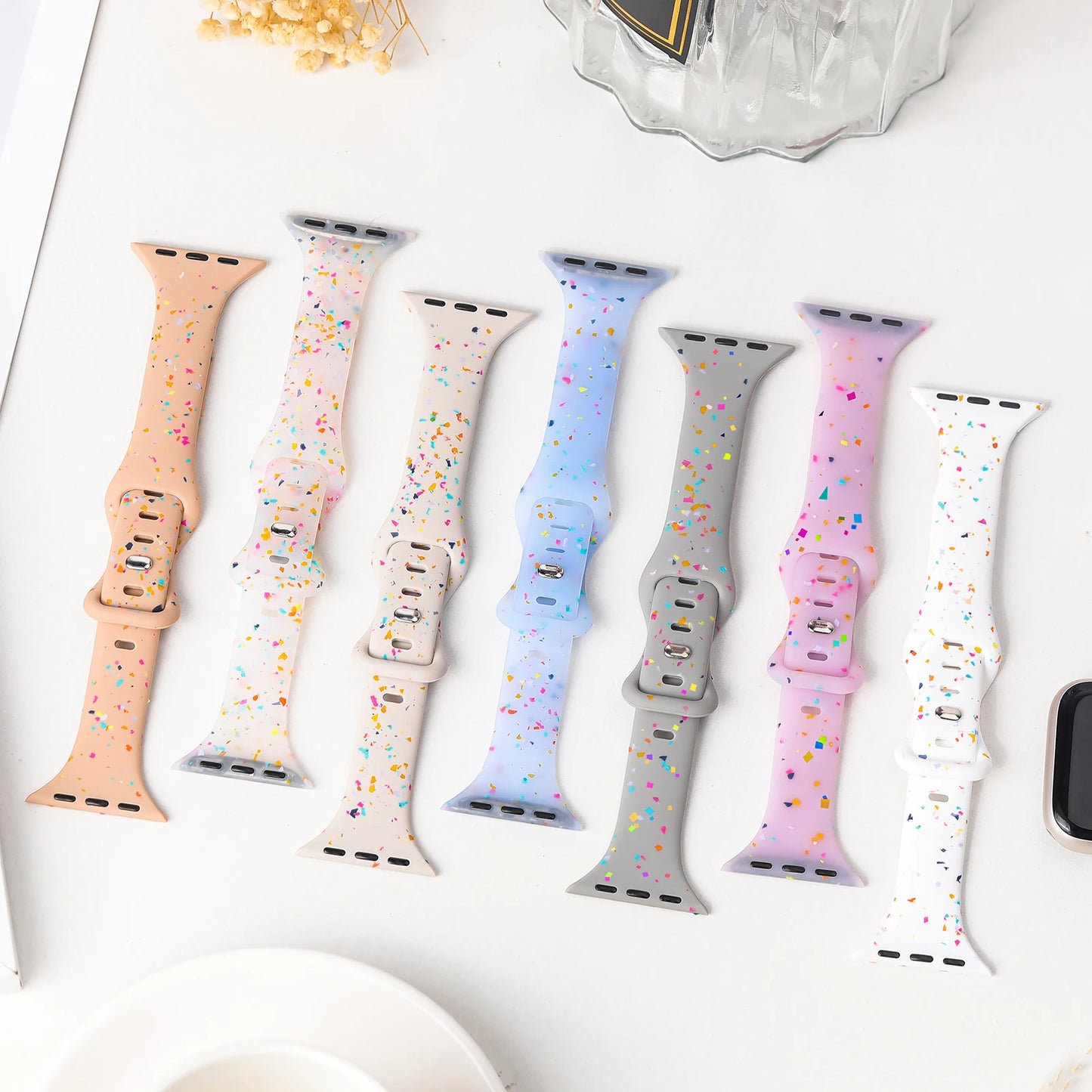 Slim Silicone Band for Apple Watch 49/45/44/42/41/40/38mm Series 10–2 SE