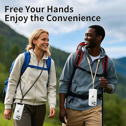 Universal Phone Lanyard with 360° Rotating Clip Adjustable Neck & Crossbody